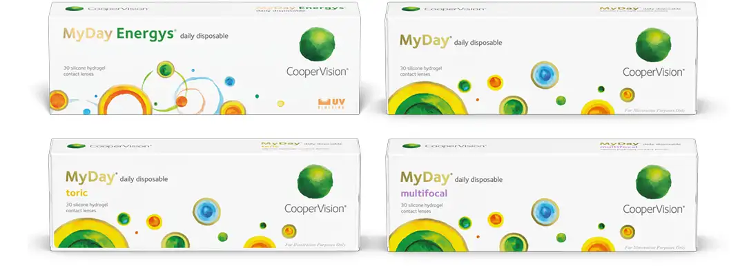 Kontaktlinsen Verpackungen von CooperVision MyDay