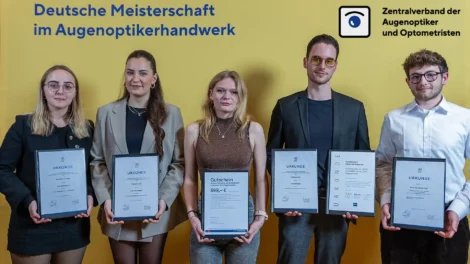 Deutschlands bester Nachwuchs-Augenoptiker 2025: Fin Ronan Poll ausgezeichnet