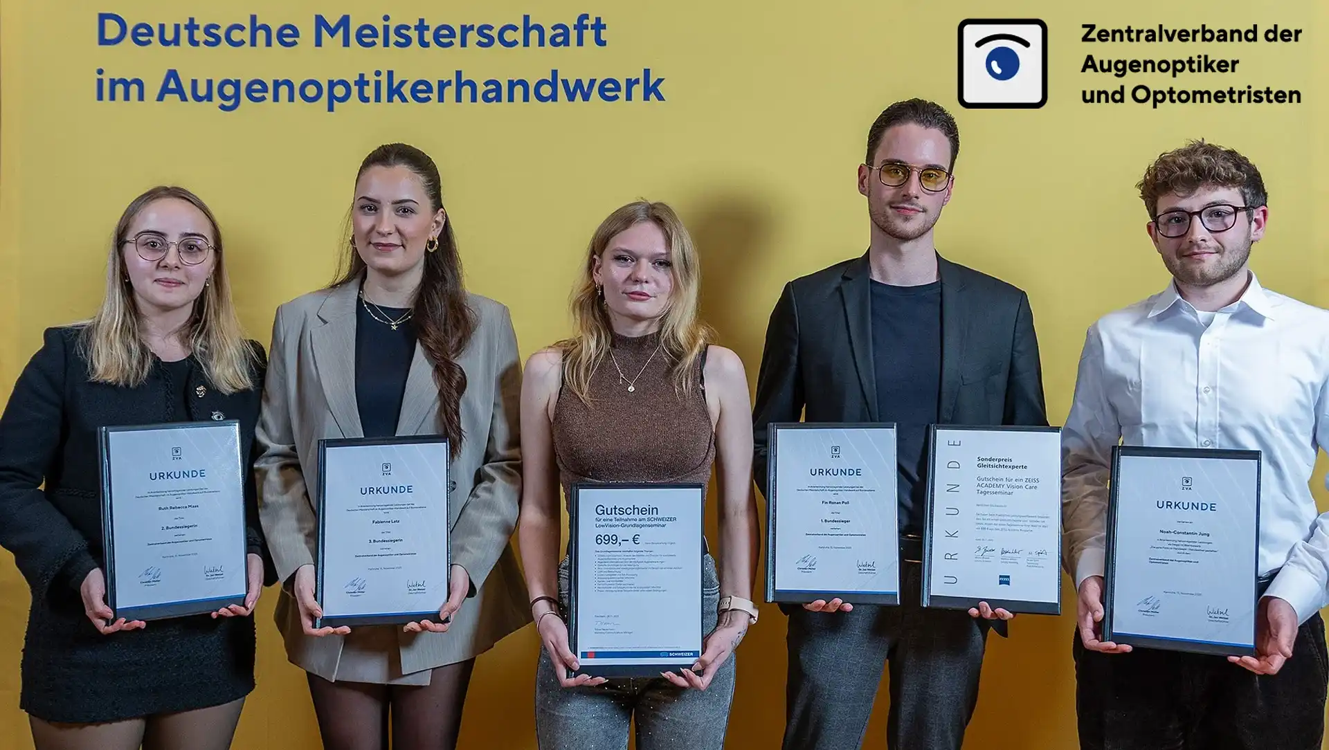 Deutschlands bester Nachwuchs-Augenoptiker 2025: Fin Ronan Poll ausgezeichnet