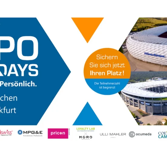 EXPO DAYS 2026 OCULUS bringt Praxiswissen in die Stadien von München und Frankfurt