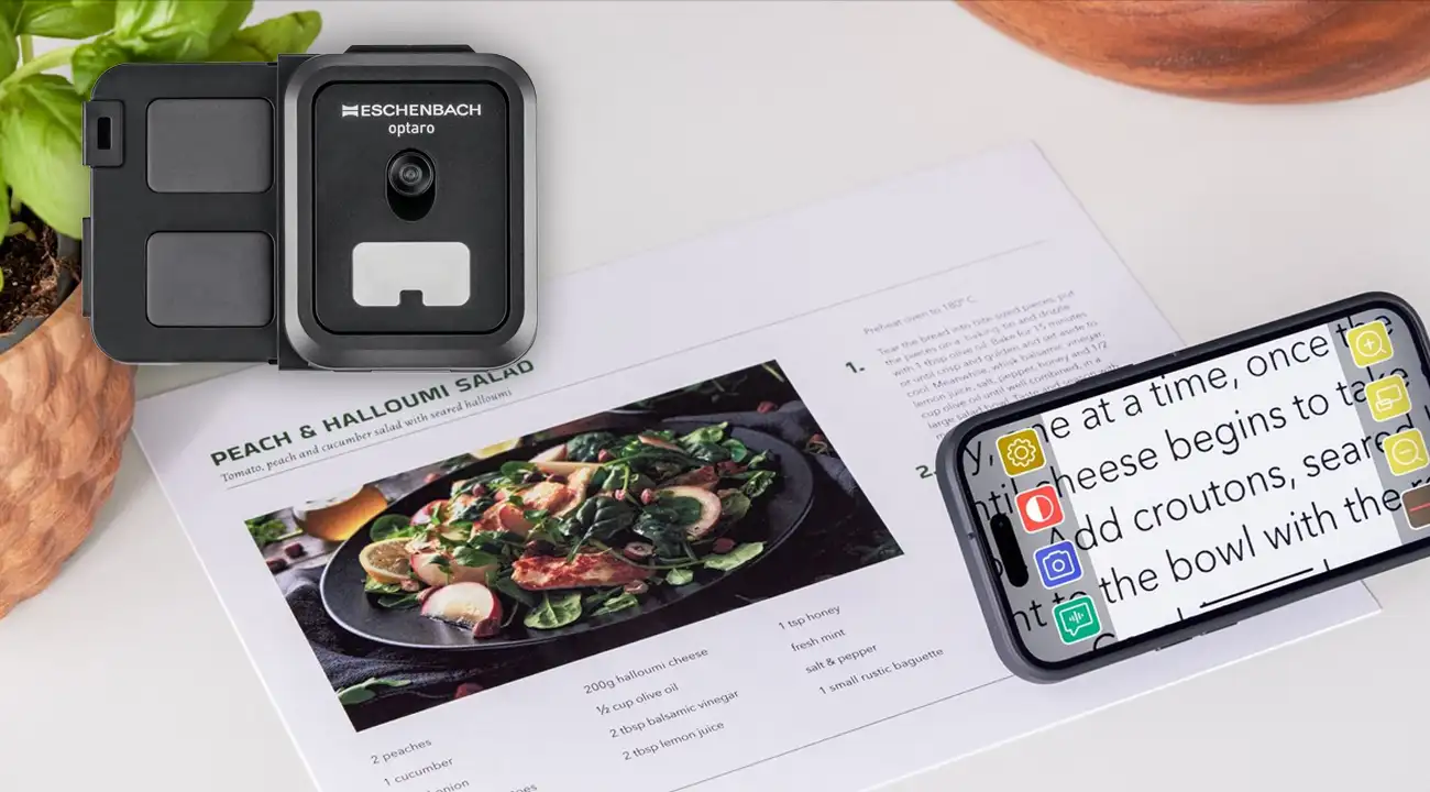 Eschenbach optaro® verwandelt iPhone in Lesehilfe