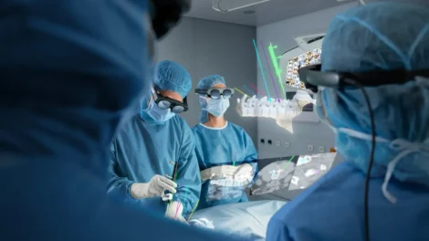 Mixed Reality in der Wirbelsäulenchirurgie: Brainlab entwickelt Brille für präzisere Eingriffe