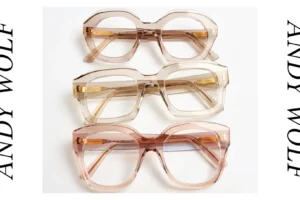 NUDE FRAME EDIT von ANDY WOLF: Transparente und Nude-Brillen für modernes Eyewear-Design