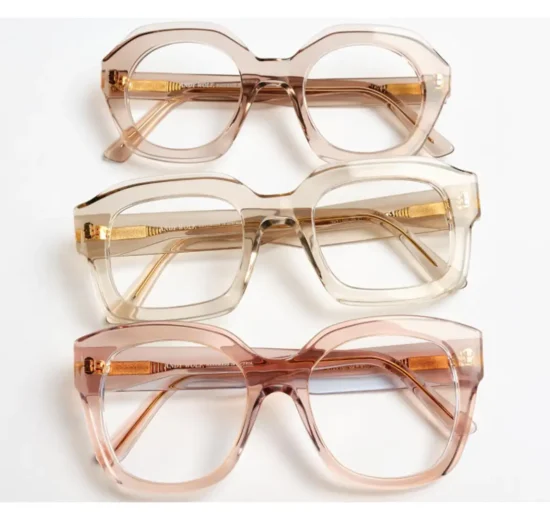 NUDE FRAME EDIT von ANDY WOLF: Transparente und Nude-Brillen für modernes Eyewear-Design