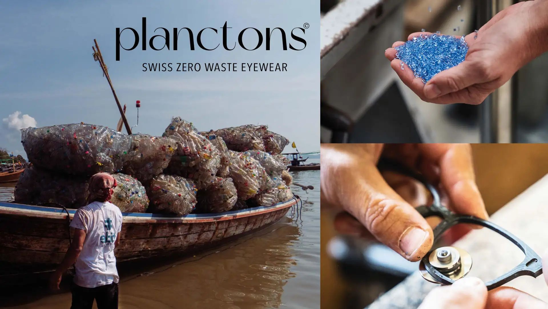 Nachhaltige Brillen Part 5: Planctons verarbeitet Ozeanplastik zu Brillenfassungen