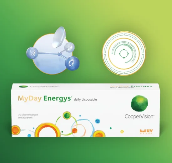 Neue Kontaktlinse gegen müde Augen bei langer Bildschirmarbeit: CooperVision MyDay Energys
