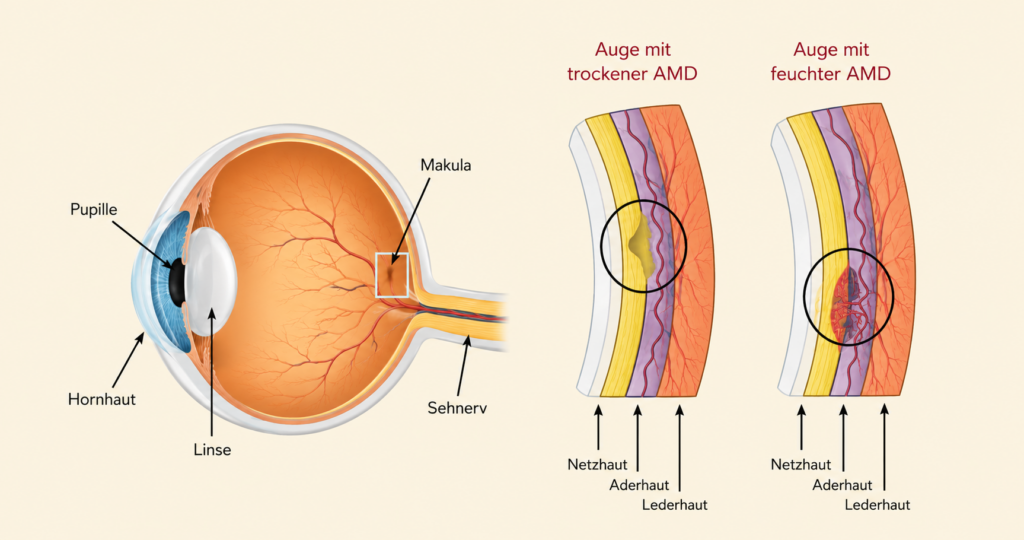 Vergleich trockene und feuchte AMD