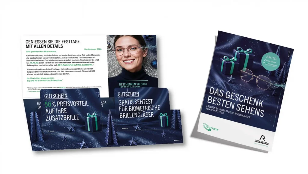 Weihnachtsaktion 2026 von Rodenstock setzt auf biometrische Brillengläser und Kundenbindung