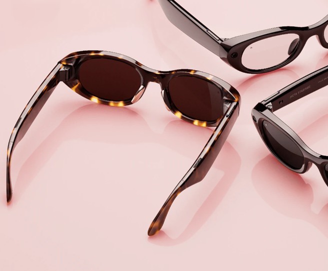 Die Meta Glasses Kollektion der Eigenmarke mit "Fury", "Adv enturer" & "Starfire Kylie Edition" (Bild: © Meta)